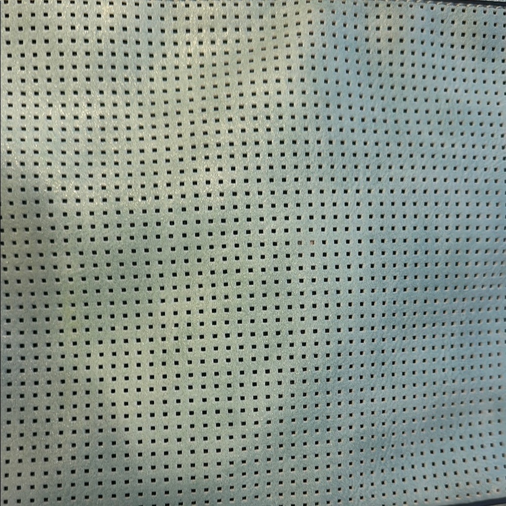 Perforated Mint Green Clutch - Picture 5 of 7